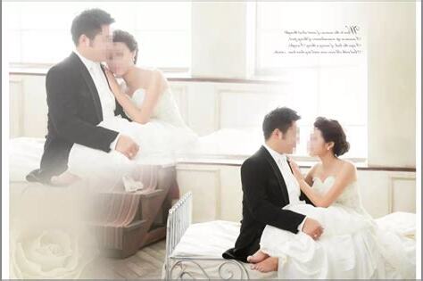 婚紗照 排版